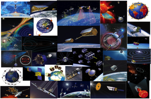 Montage of Distributed Spacecraft Missions (DSM)